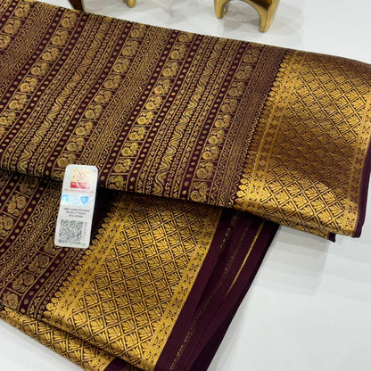 Brocade Pure Mysore Silk Saree