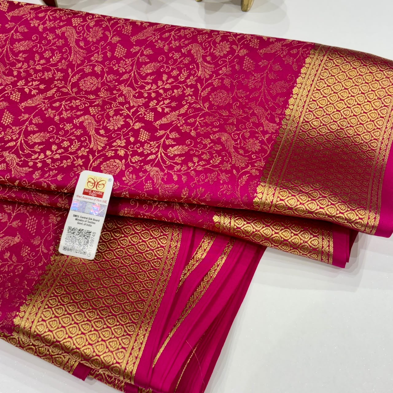 Brocade Pure Mysore Silk Saree