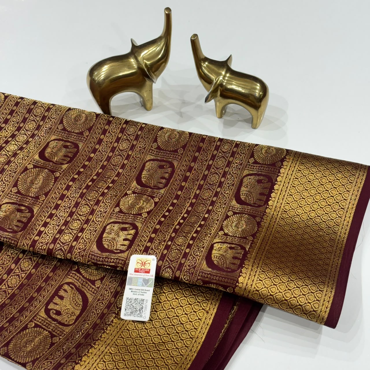 Brocade Pure Mysore Silk Saree