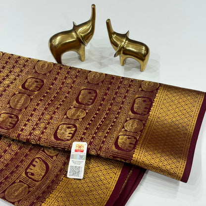 Brocade Pure Mysore Silk Saree