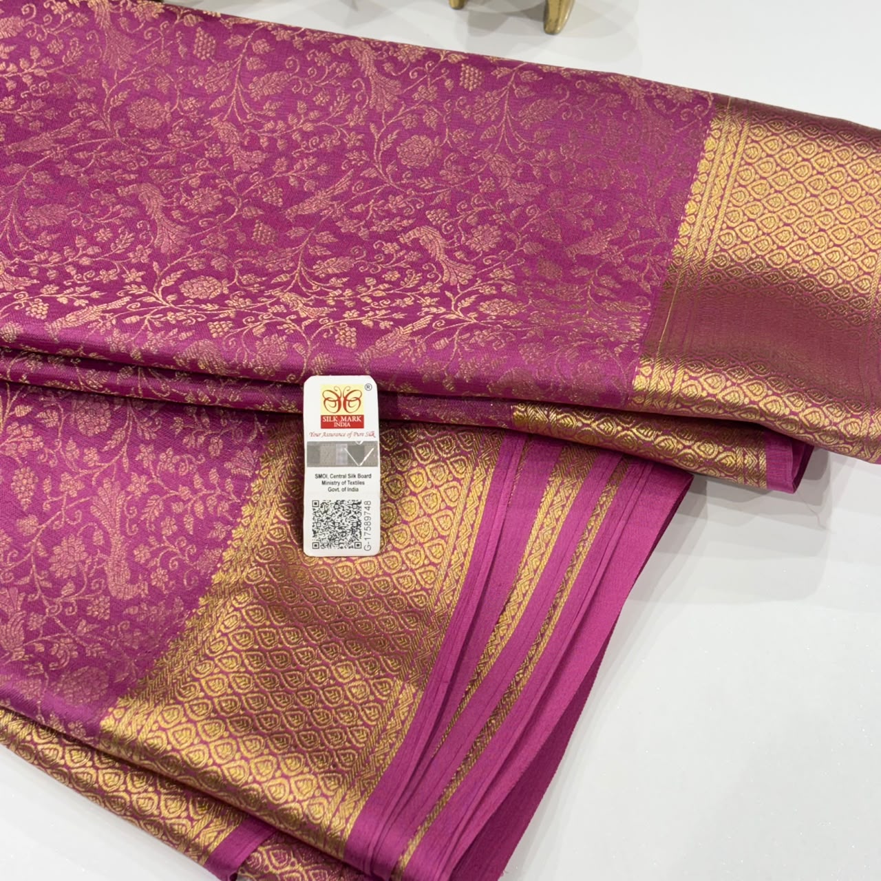 Brocade Pure Mysore Silk Saree