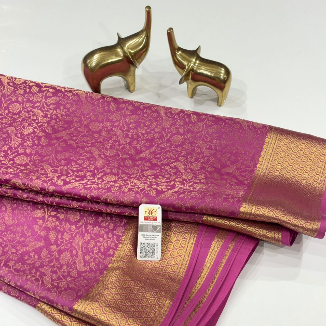 Brocade Pure Mysore Silk Saree