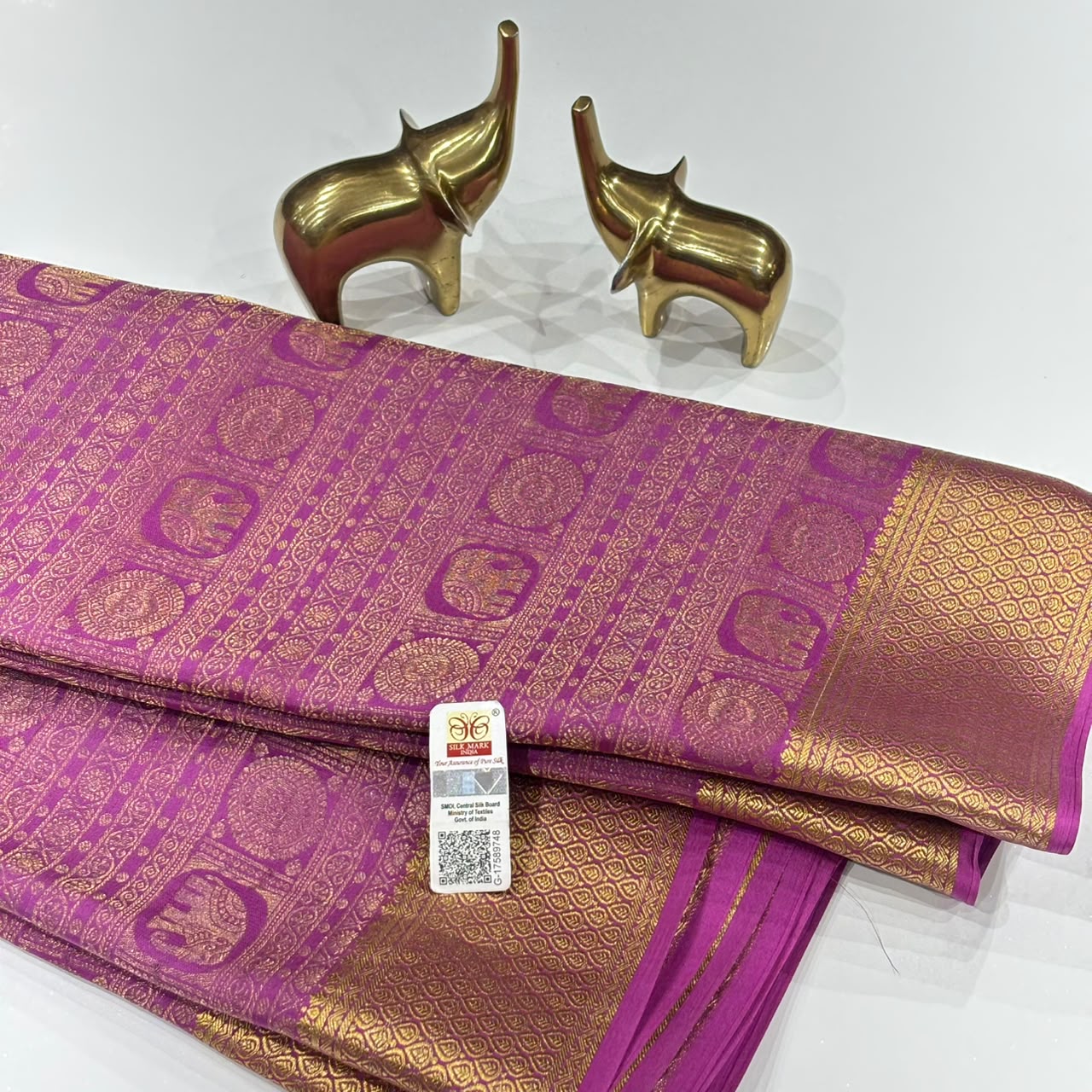 Brocade Pure Mysore Silk Saree