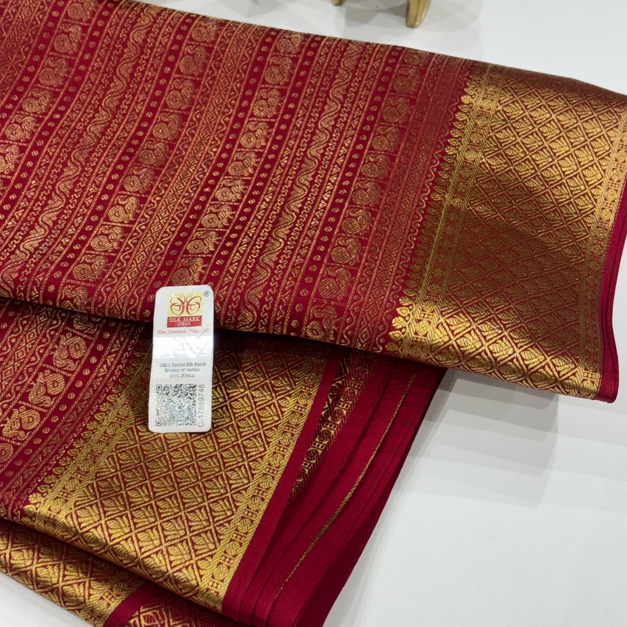 Brocade Pure Mysore Silk Saree