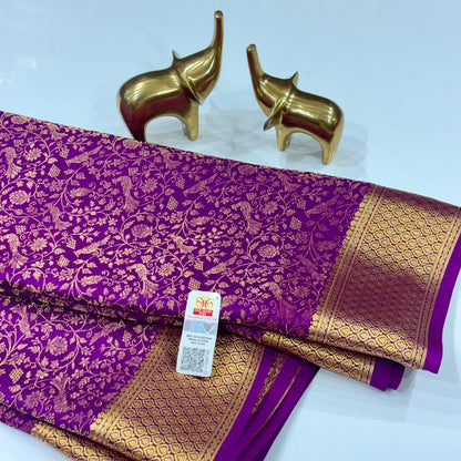 Brocade Pure Mysore Silk Saree