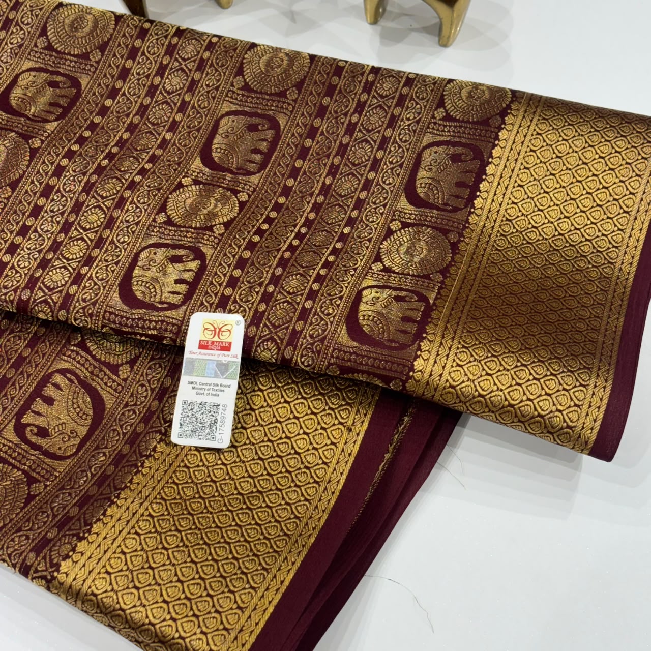 Brocade Pure Mysore Silk Saree