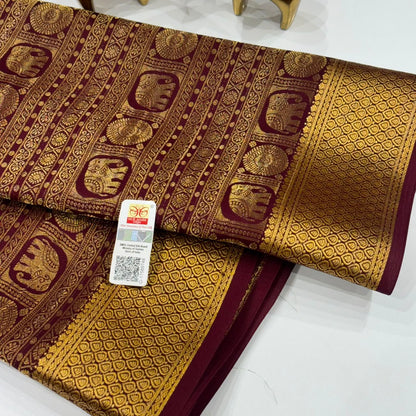 Brocade Pure Mysore Silk Saree