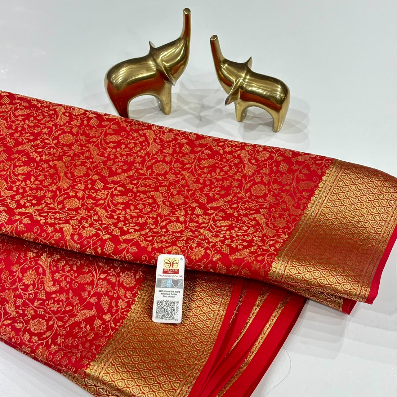 Brocade Pure Mysore Silk Saree