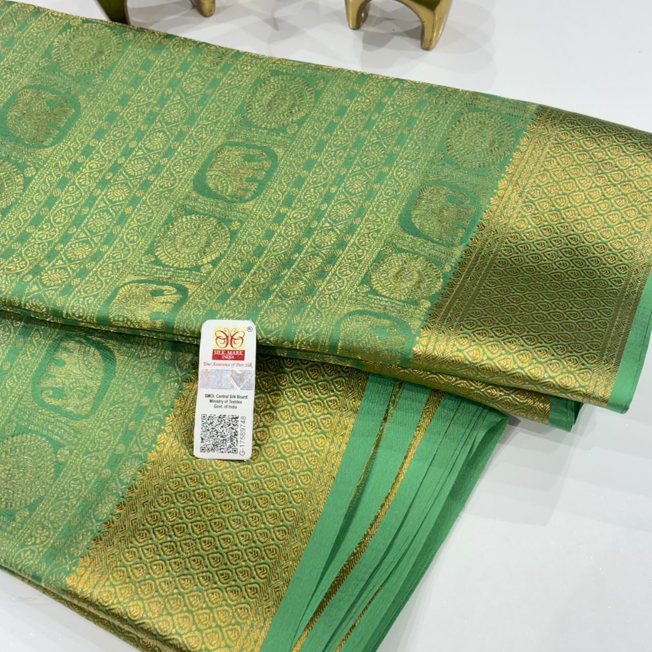Brocade Pure Mysore Silk Saree