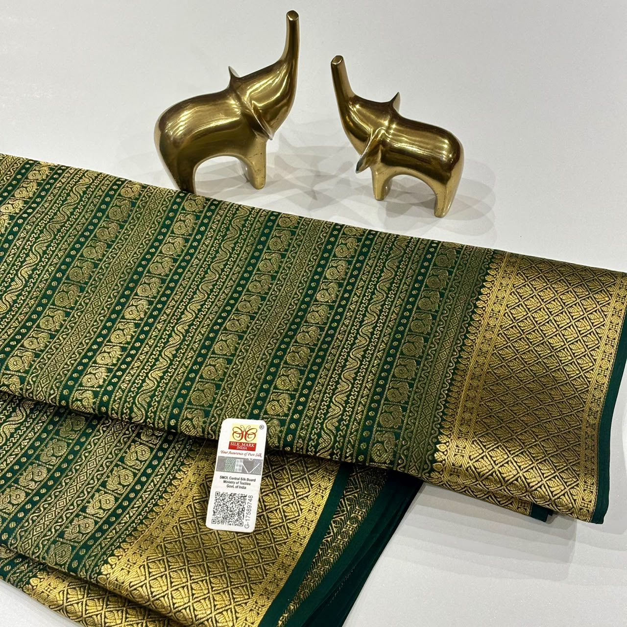Brocade Pure Mysore Silk Saree