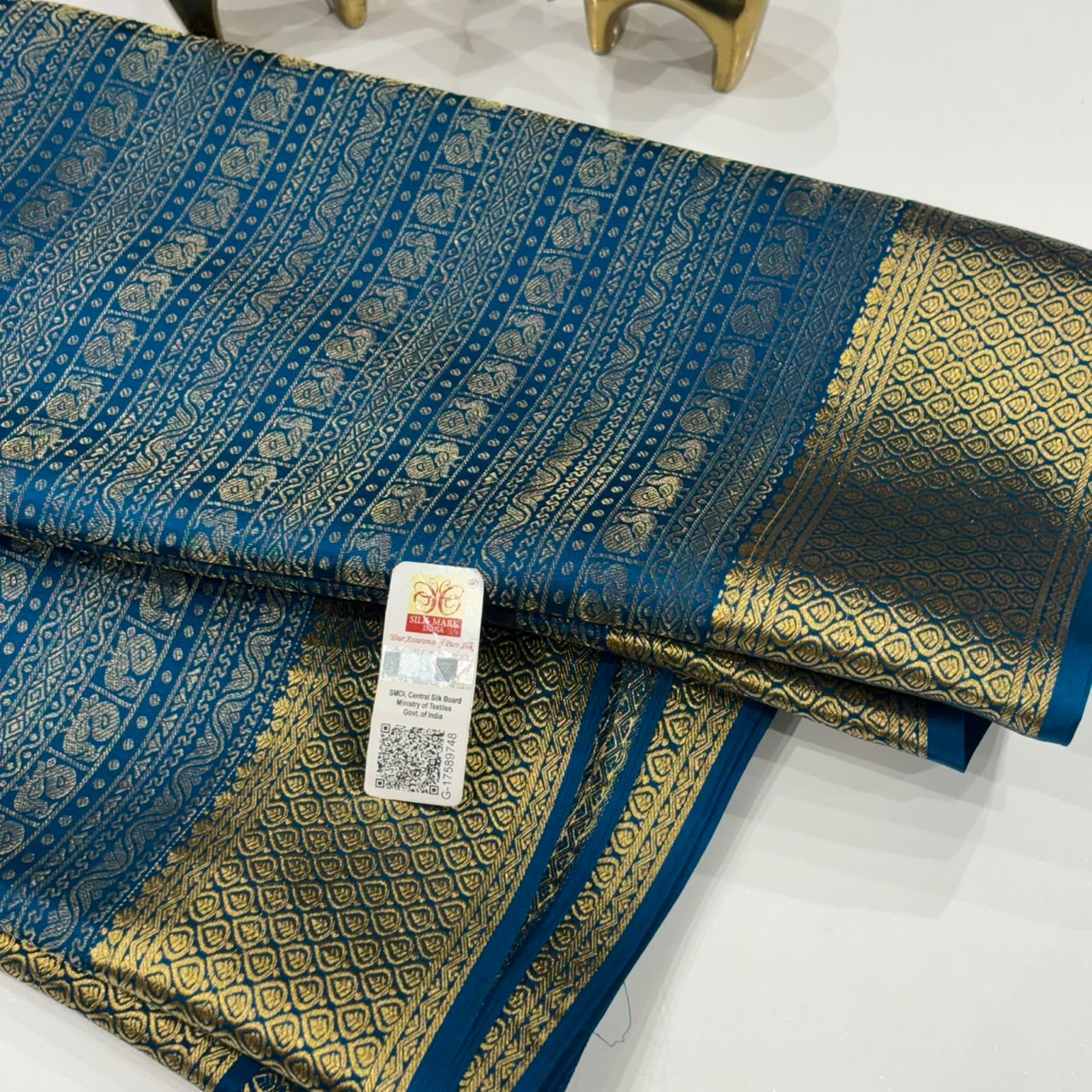 Brocade Pure Mysore Silk Saree