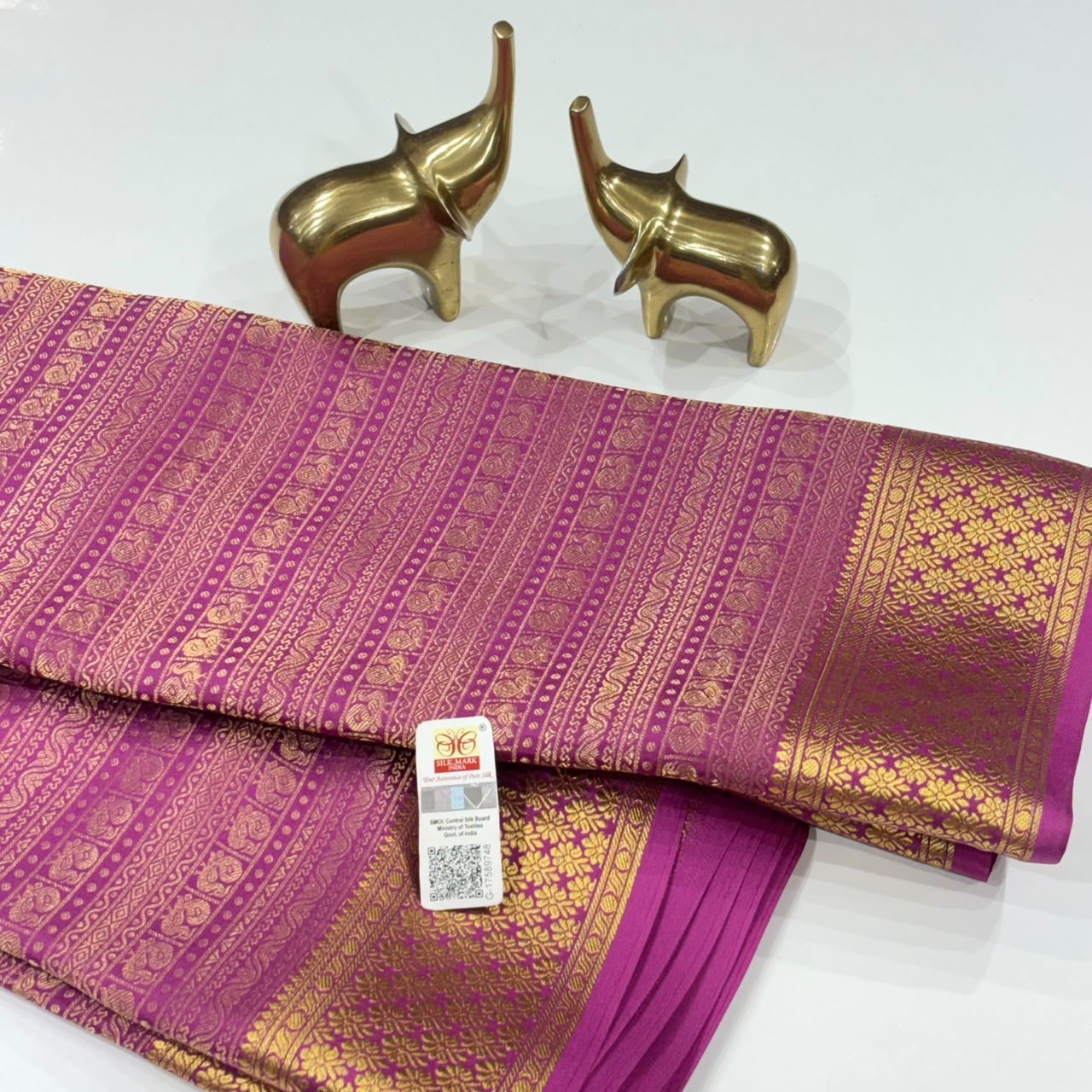 Brocade Pure Mysore Silk Saree