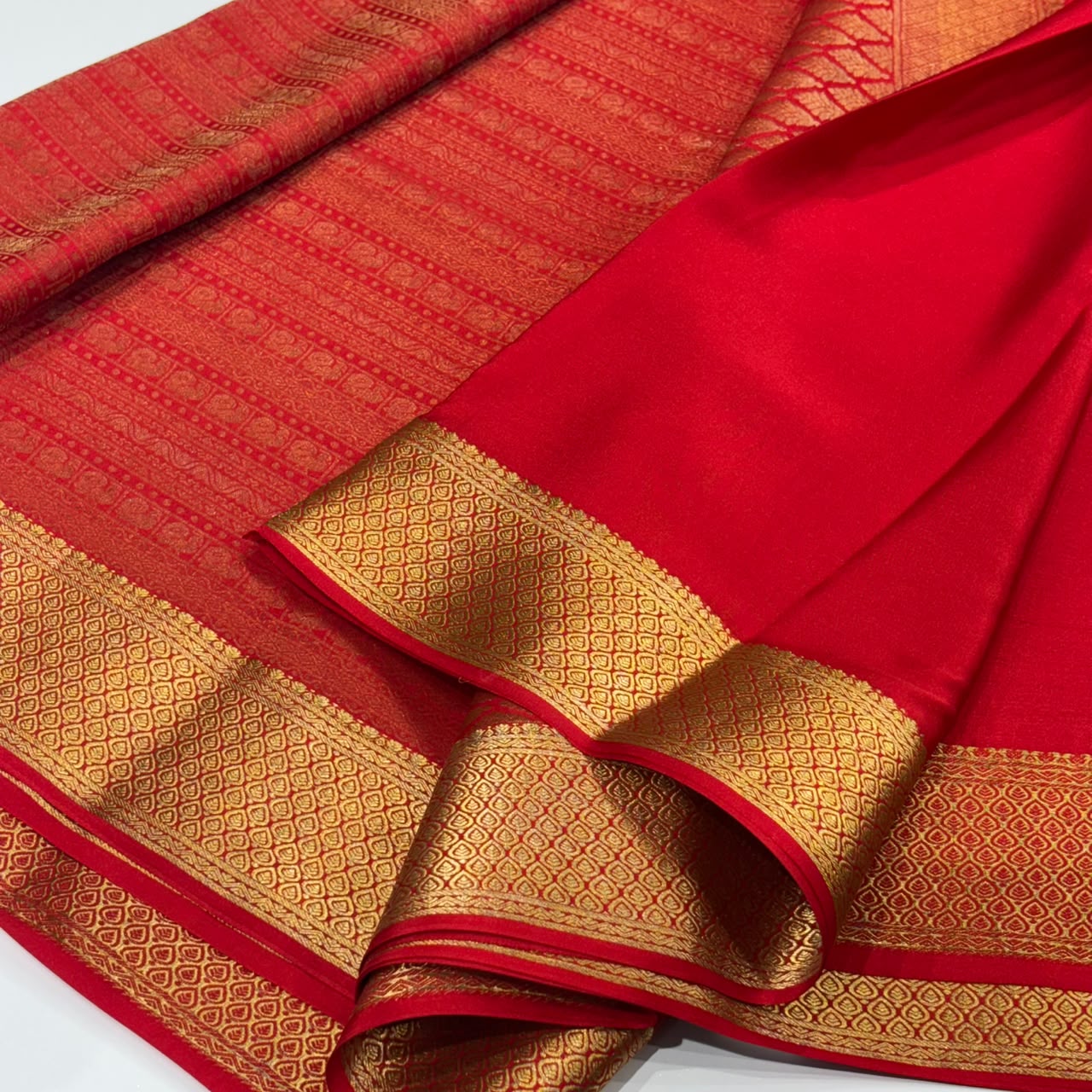 Brocade Pure Mysore Silk Saree