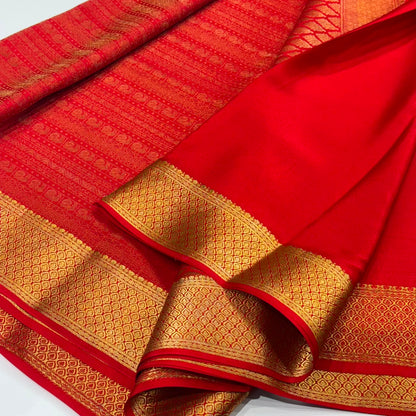 Brocade Pure Mysore Silk Saree