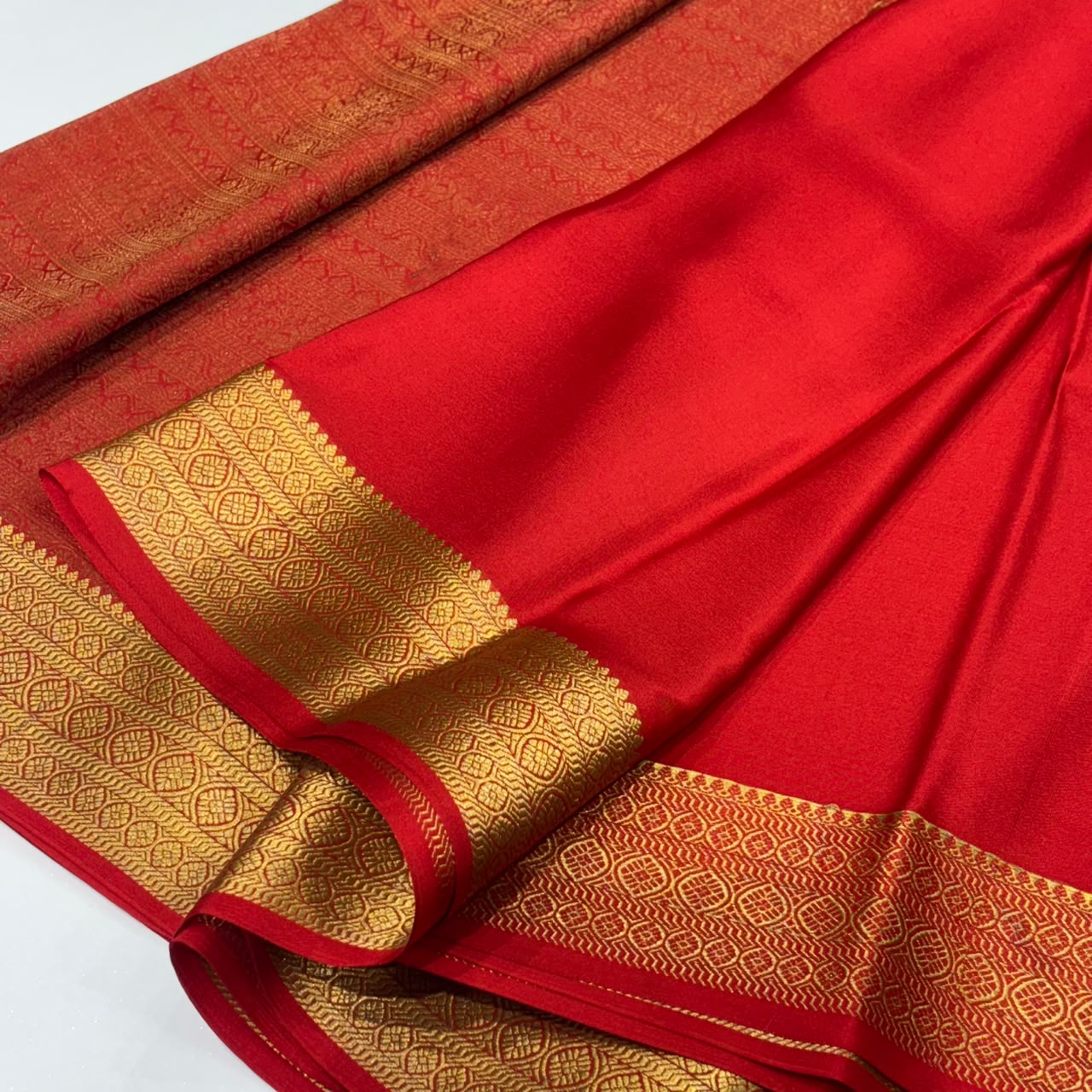Brocade Pure Mysore Silk Saree