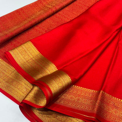 Brocade Pure Mysore Silk Saree