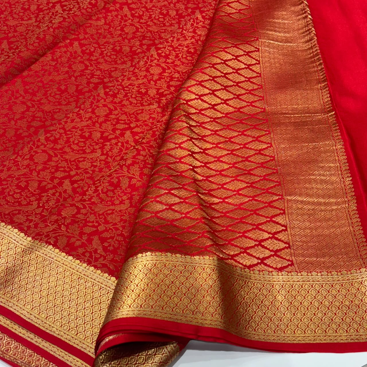 Brocade Pure Mysore Silk Saree