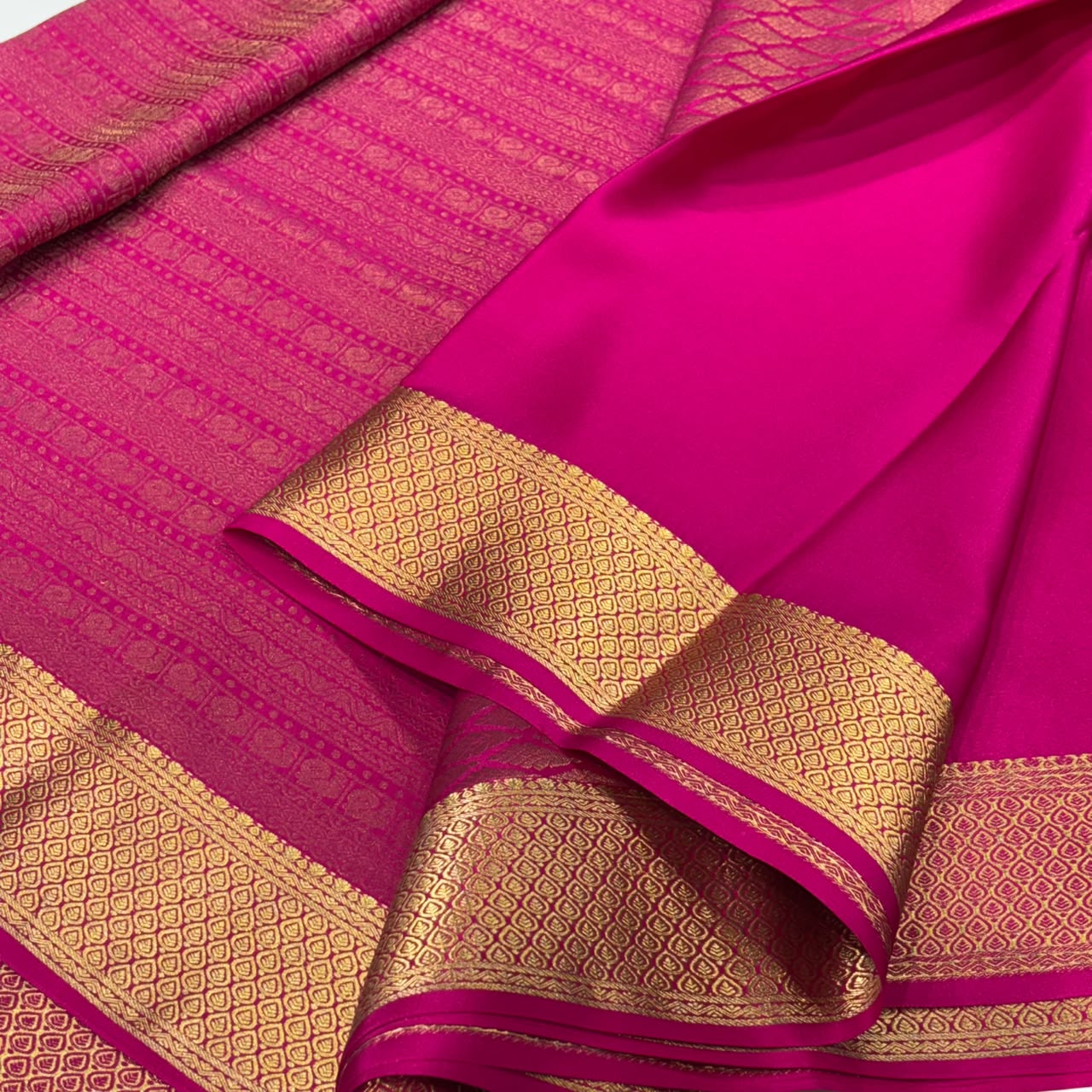 Brocade Pure Mysore Silk Saree