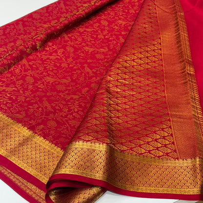 Brocade Pure Mysore Silk Saree