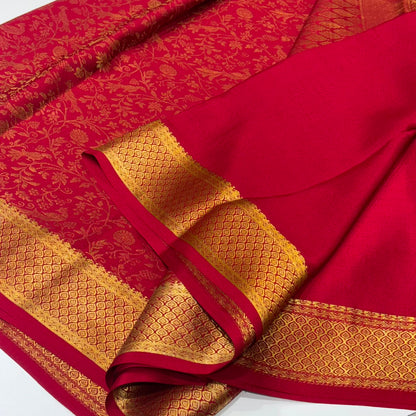 Brocade Pure Mysore Silk Saree