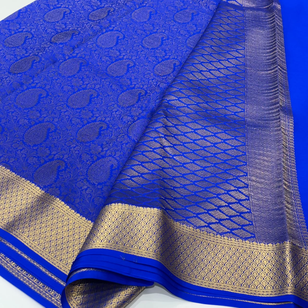 Brocade Pure Mysore Silk Saree