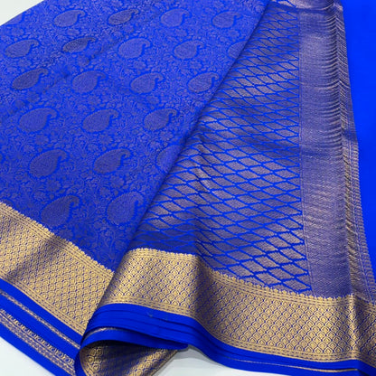 Brocade Pure Mysore Silk Saree