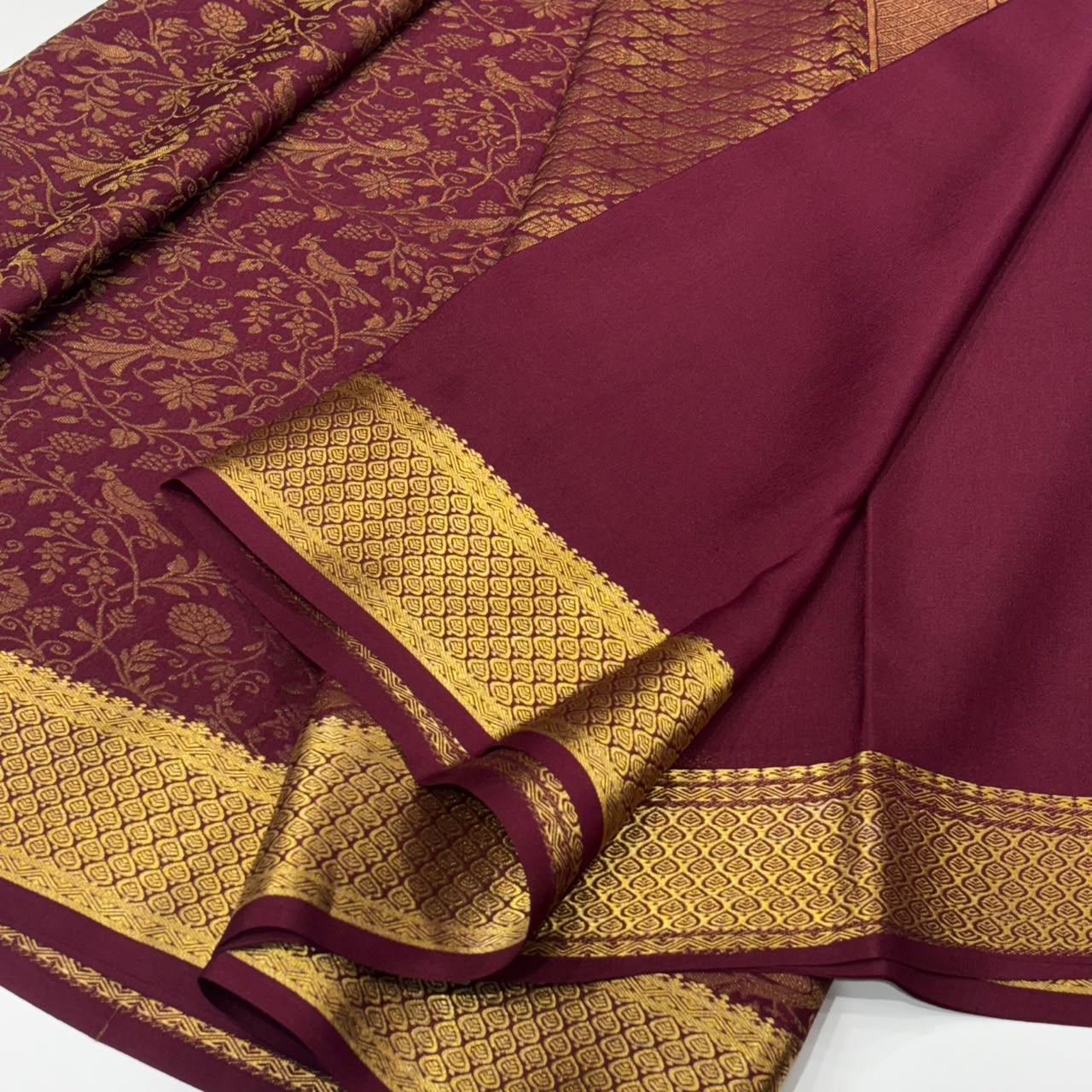 Brocade Pure Mysore Silk Saree