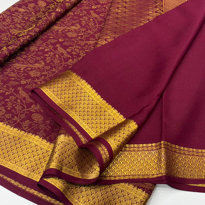 Brocade Pure Mysore Silk Saree