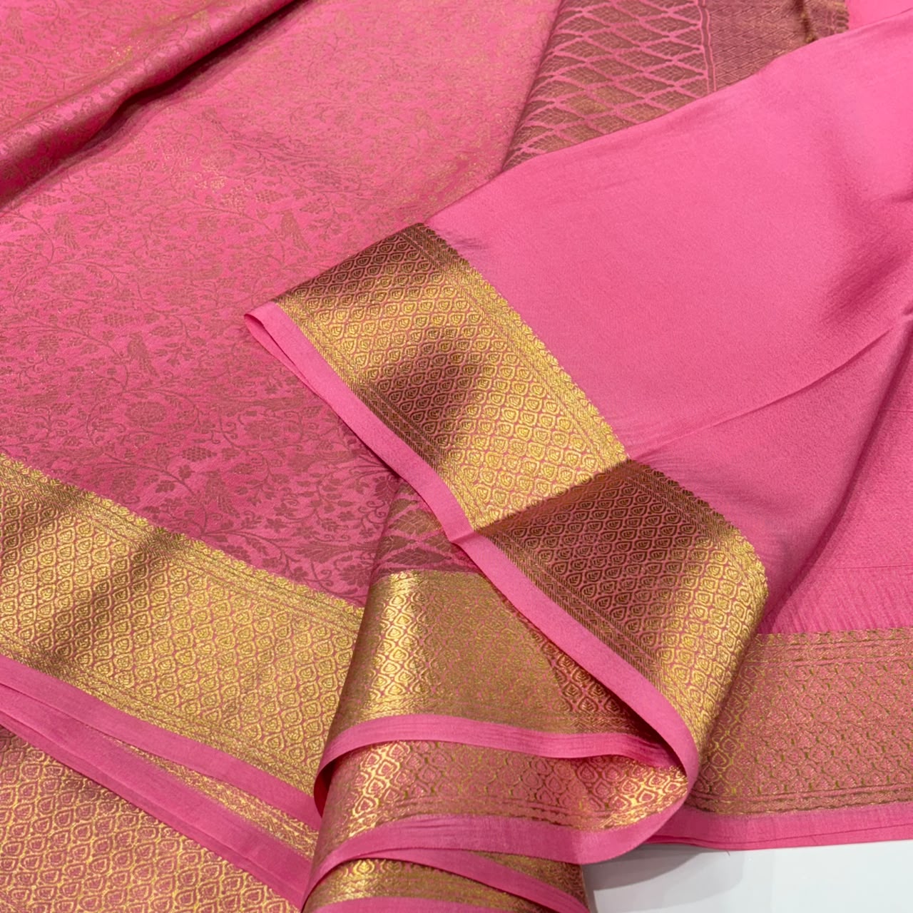 Brocade Pure Mysore Silk Saree