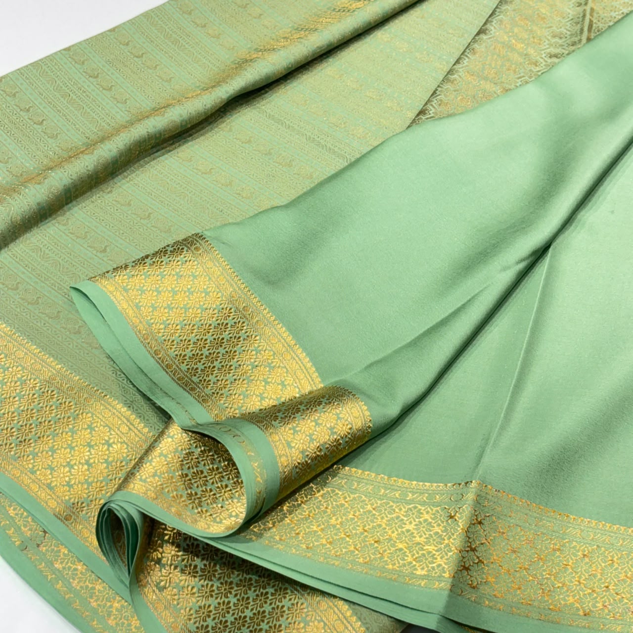 Brocade Pure Mysore Silk Saree