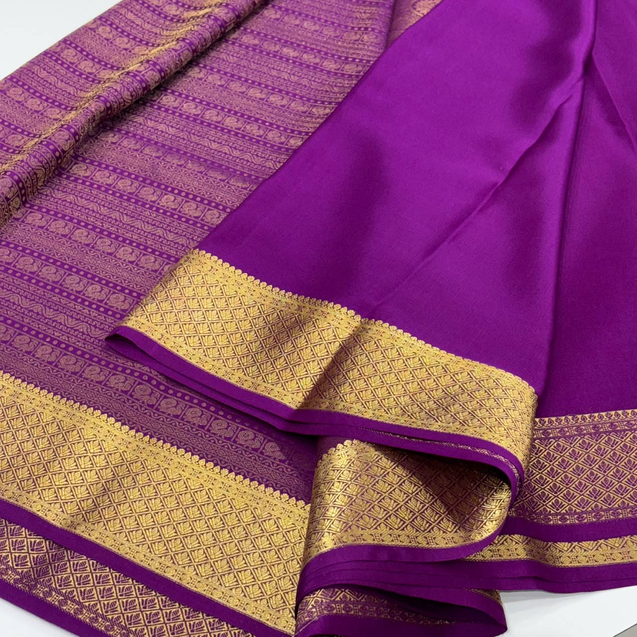 Brocade Pure Mysore Silk Saree