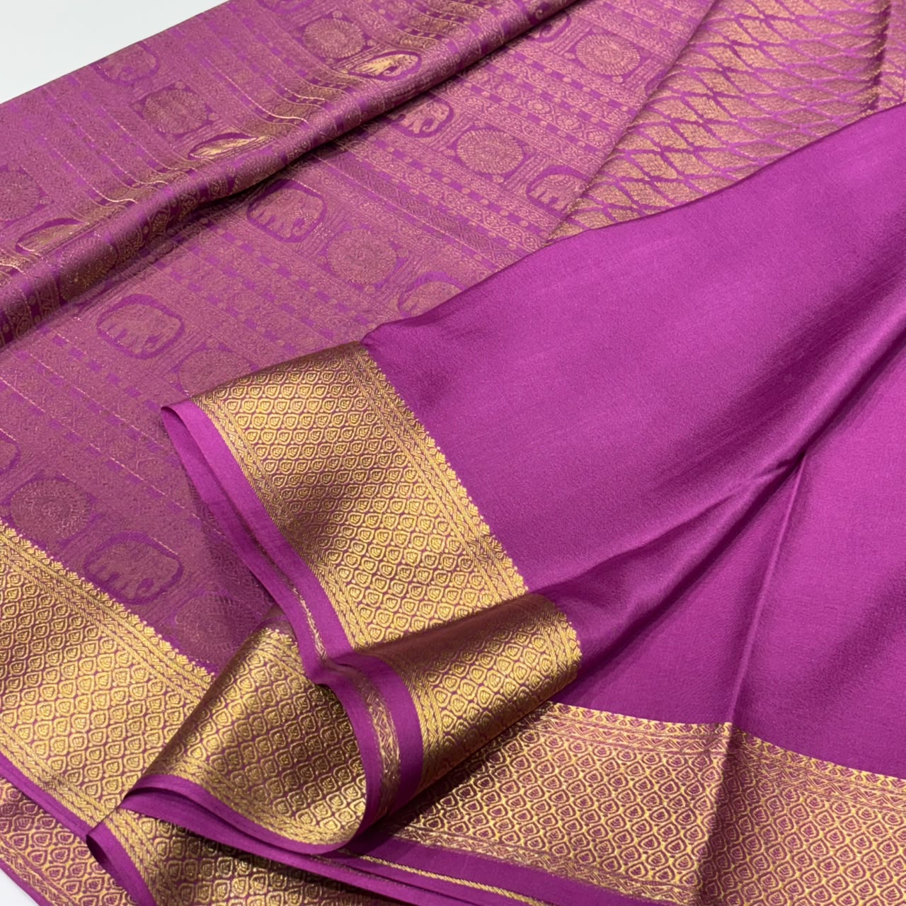 Brocade Pure Mysore Silk Saree