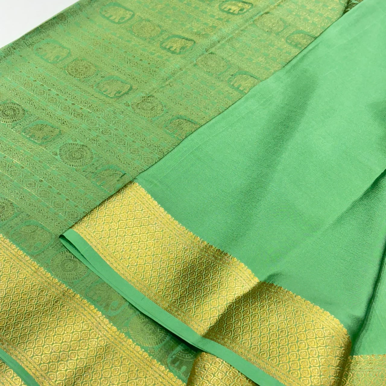 Brocade Pure Mysore Silk Saree