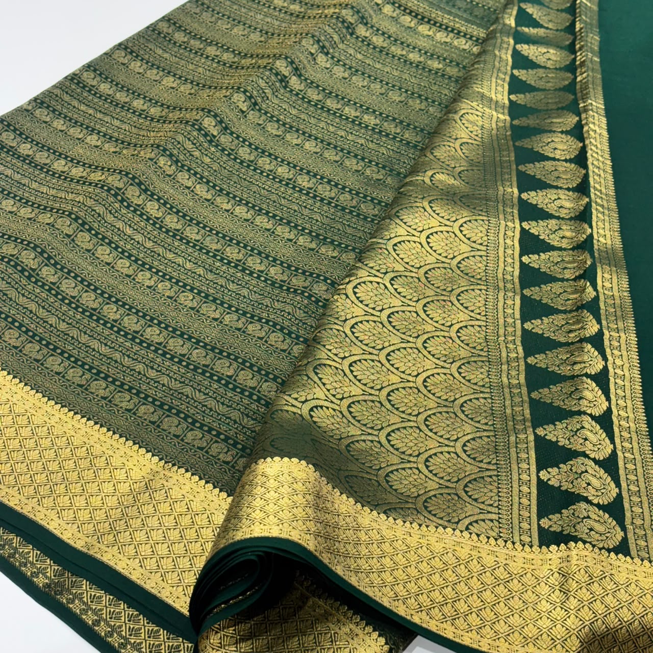 Brocade Pure Mysore Silk Saree