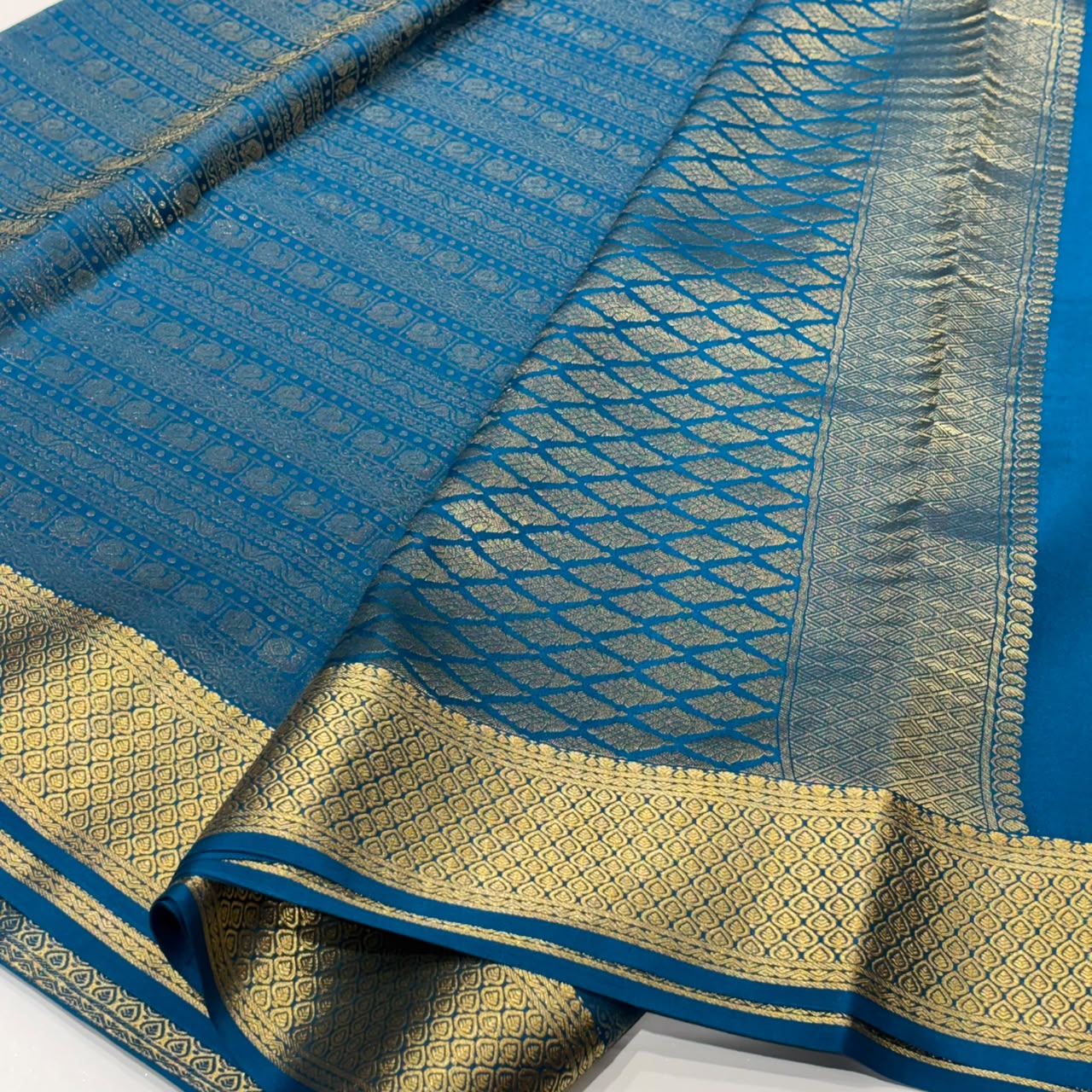 Brocade Pure Mysore Silk Saree