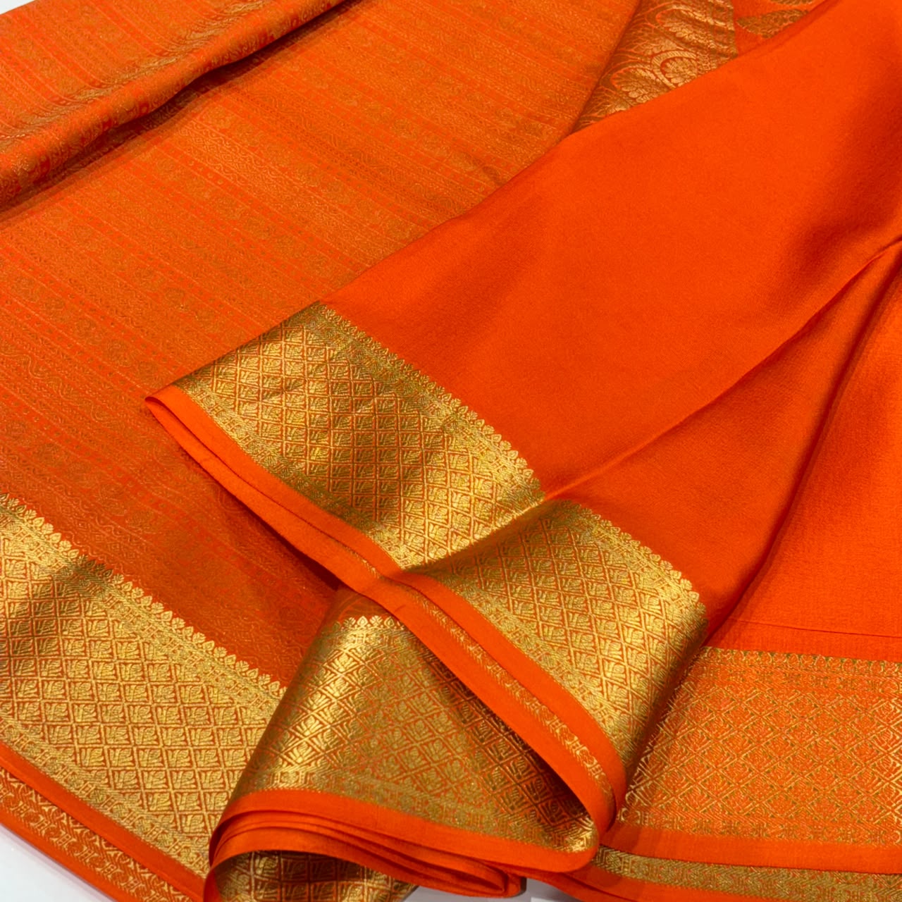 Brocade Pure Mysore Silk Saree