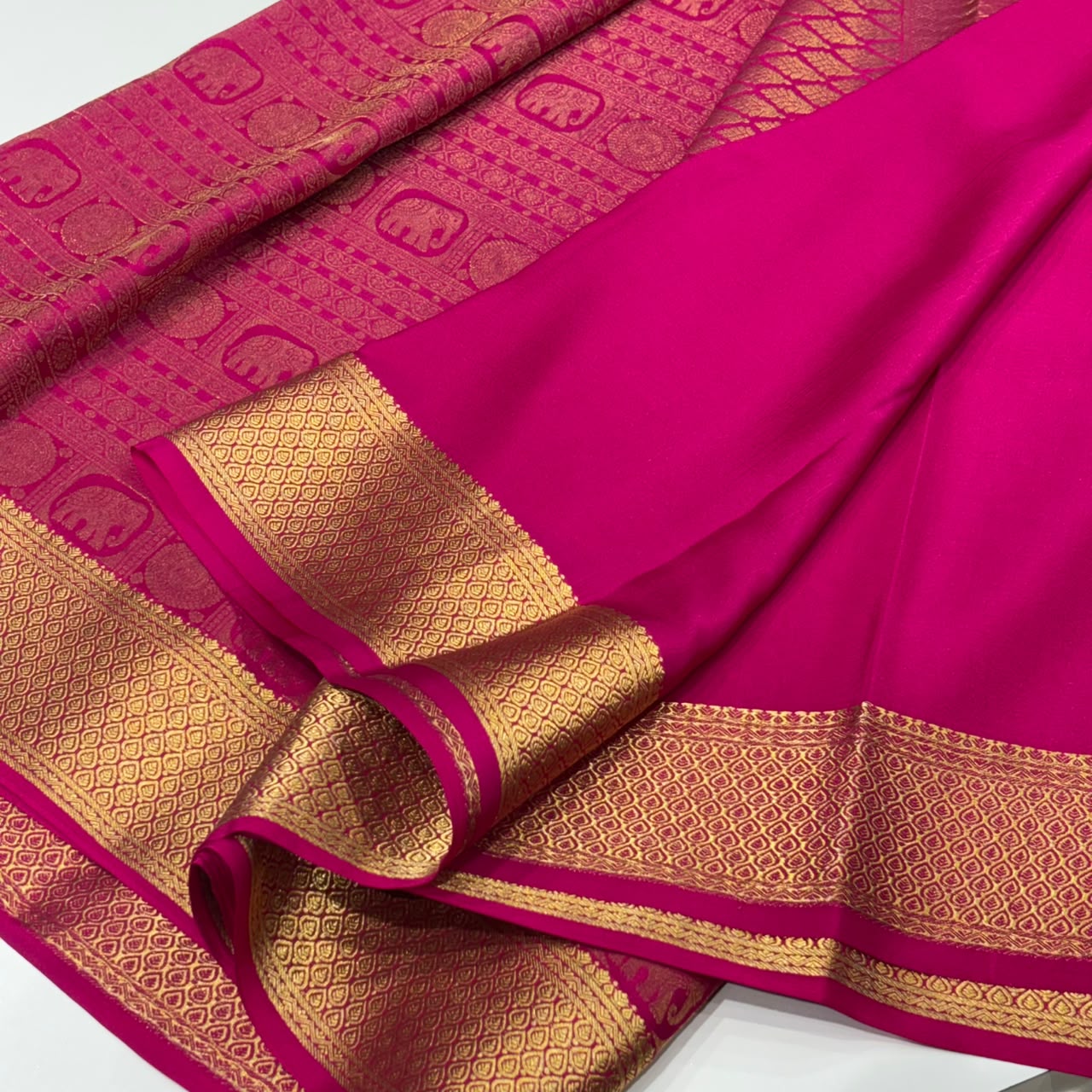 Brocade Pure Mysore Silk Saree