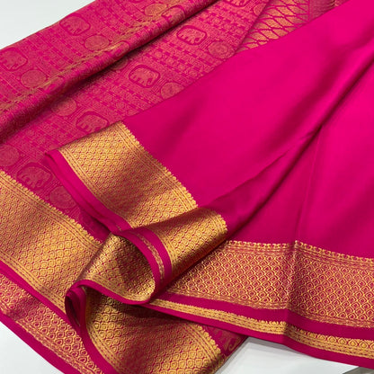 Brocade Pure Mysore Silk Saree