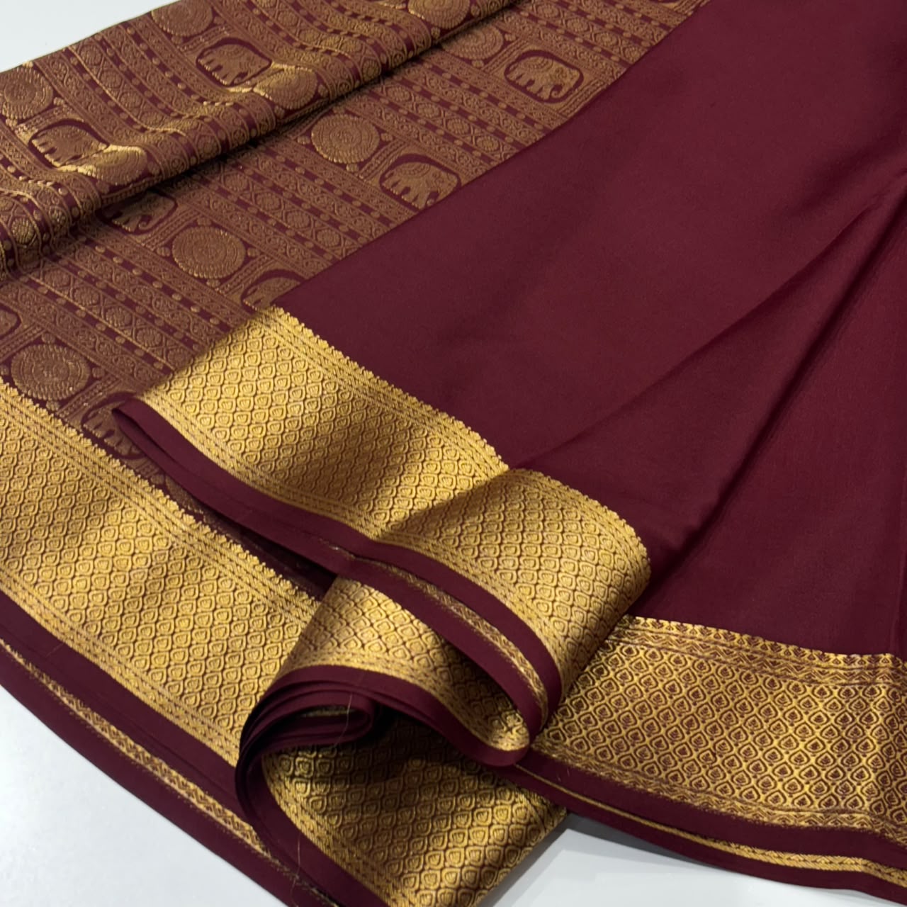 Brocade Pure Mysore Silk Saree