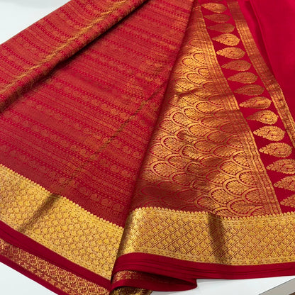 Brocade Pure Mysore Silk Saree