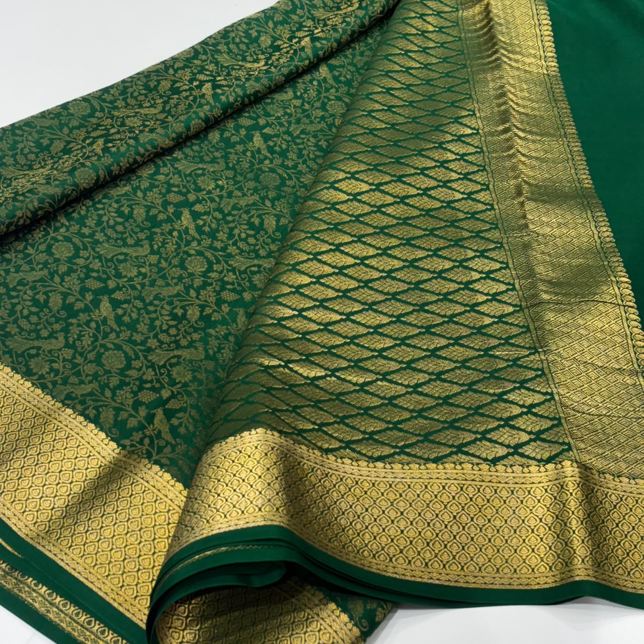 Brocade Pure Mysore Silk Saree