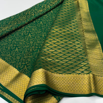 Brocade Pure Mysore Silk Saree