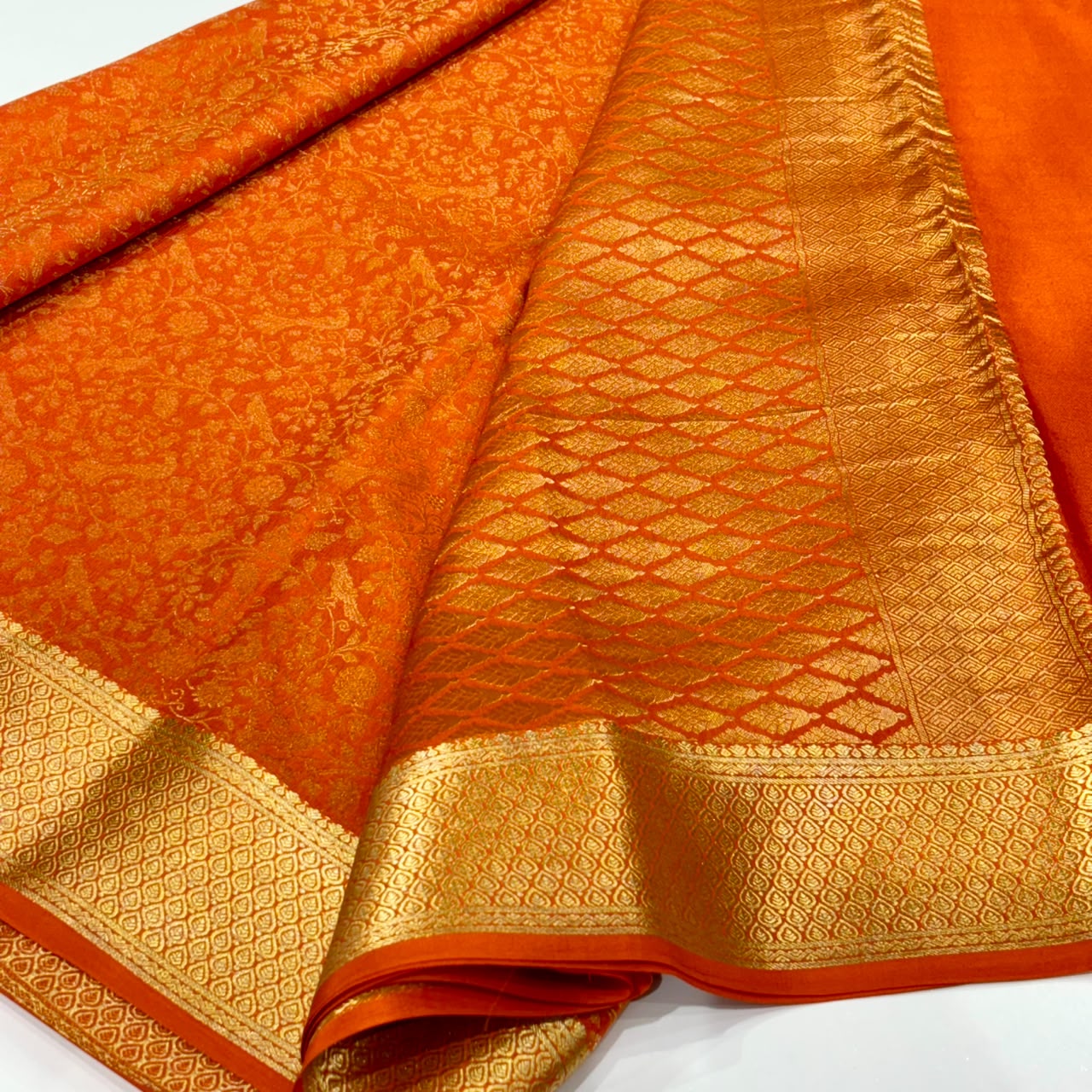 Brocade Pure Mysore Silk Saree