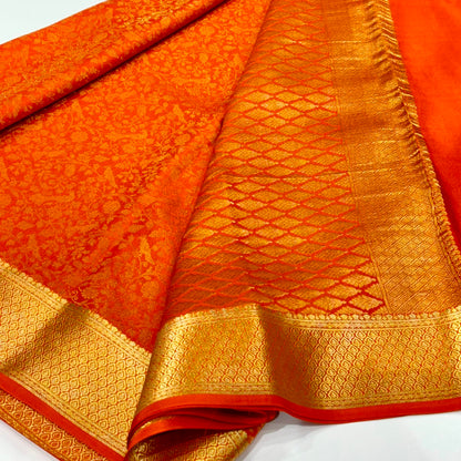 Brocade Pure Mysore Silk Saree