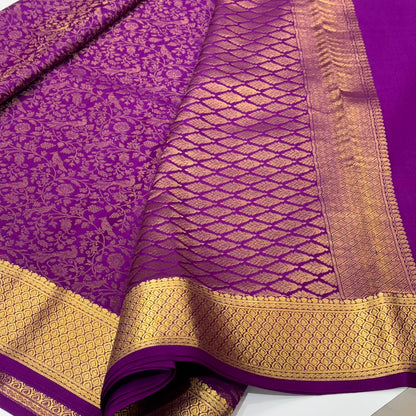 Brocade Pure Mysore Silk Saree
