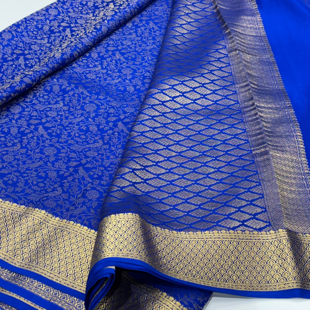 Brocade Pure Mysore Silk Saree