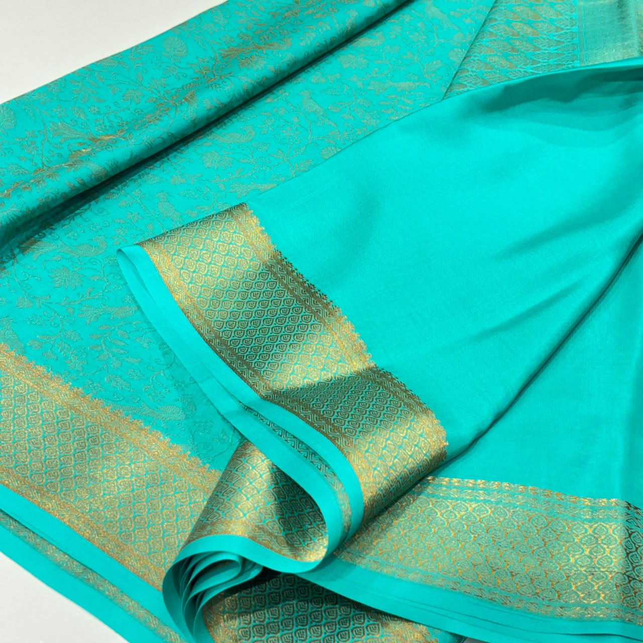 Brocade Pure Mysore Silk Saree