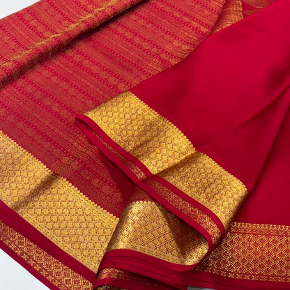 Brocade Pure Mysore Silk Saree
