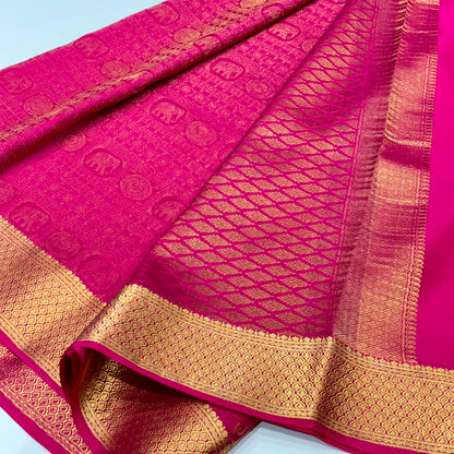 Brocade Pure Mysore Silk Saree