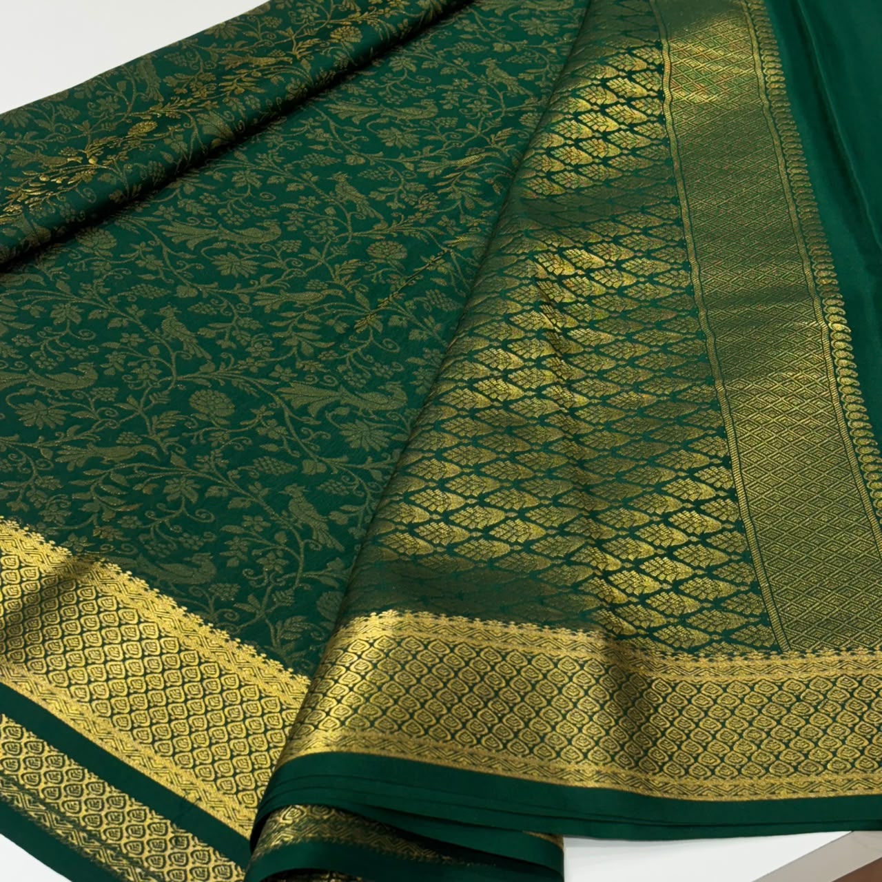 Brocade Pure Mysore Silk Saree